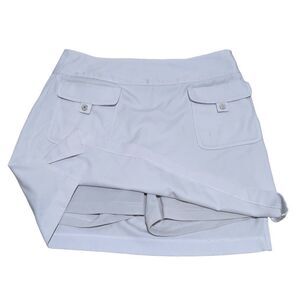 Bobby Jones Women's 8 White Golf Skirt With Built-in Shorts
